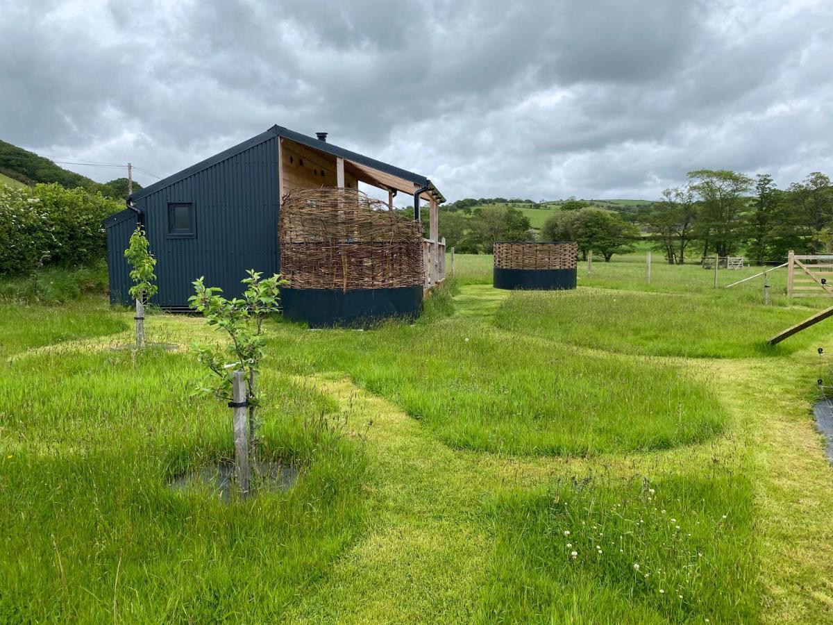 Dol Swynol Glamping Luxury Cabin With Outdoor Bath Villa Aberystwyth Exterior photo